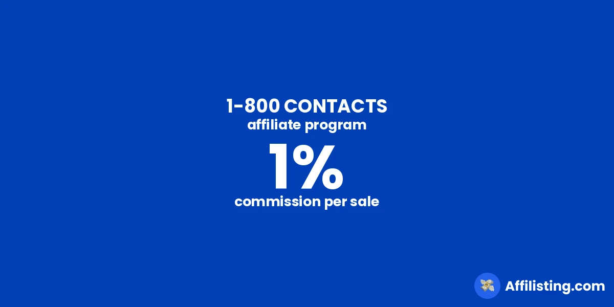 1-800 CONTACTS affiliate program