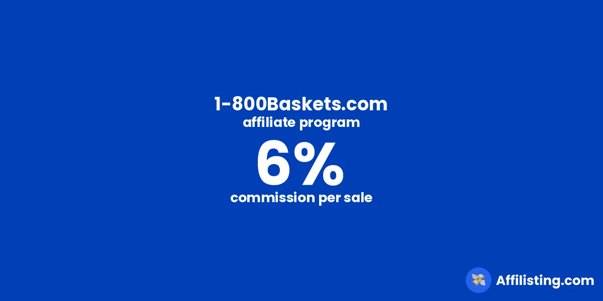 1-800Baskets.com affiliate program