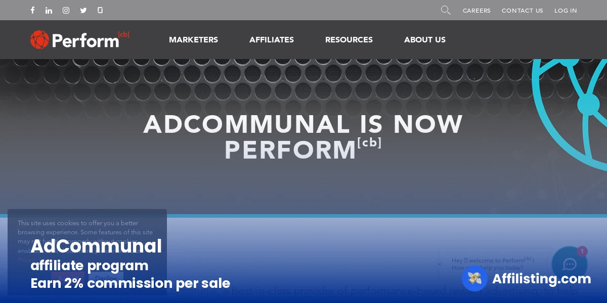 AdCommunal affiliate program