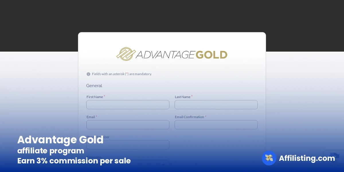 Advantage Gold affiliate program