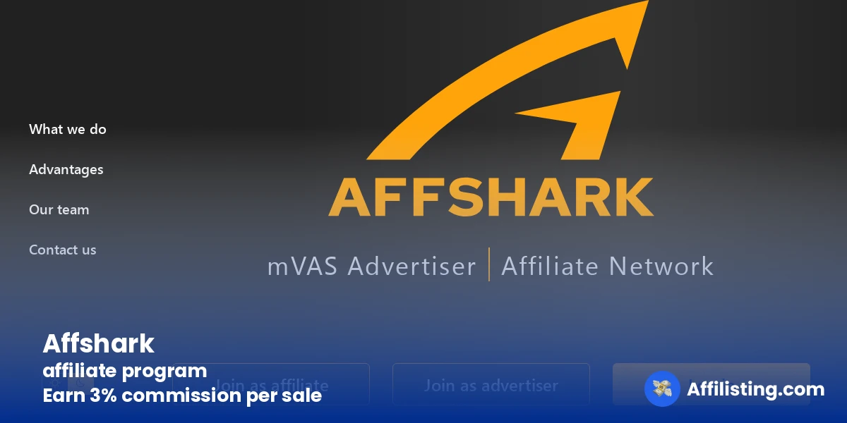 Affshark affiliate program