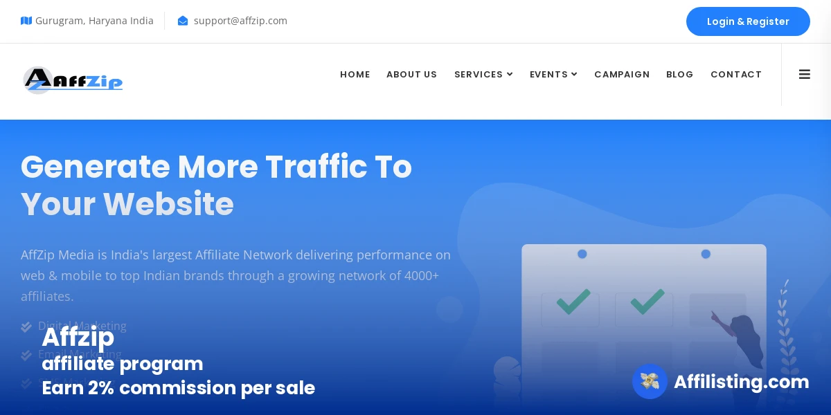 Affzip affiliate program