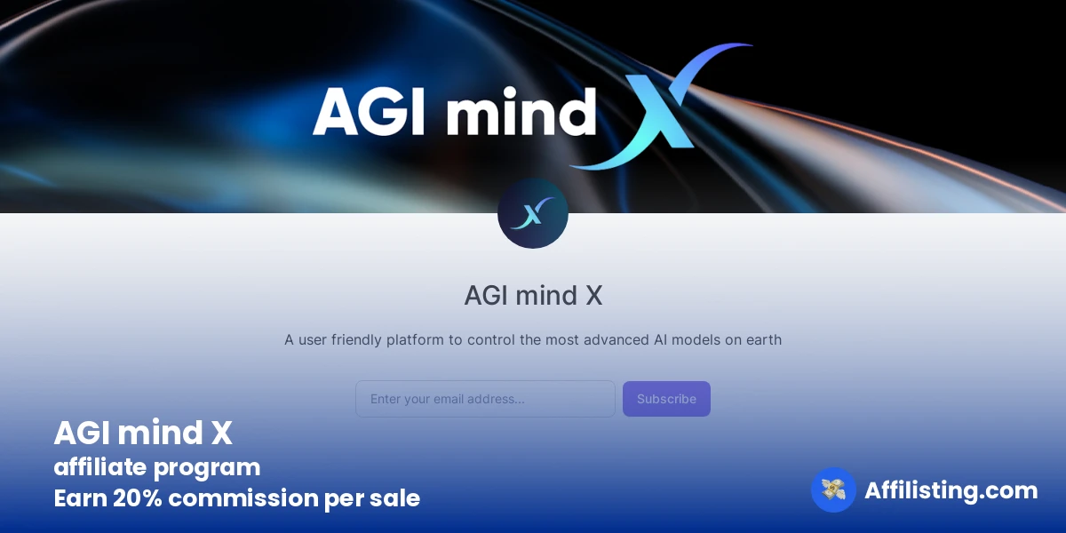 AGI mind X affiliate program