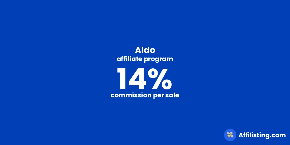 Aldo affiliate program