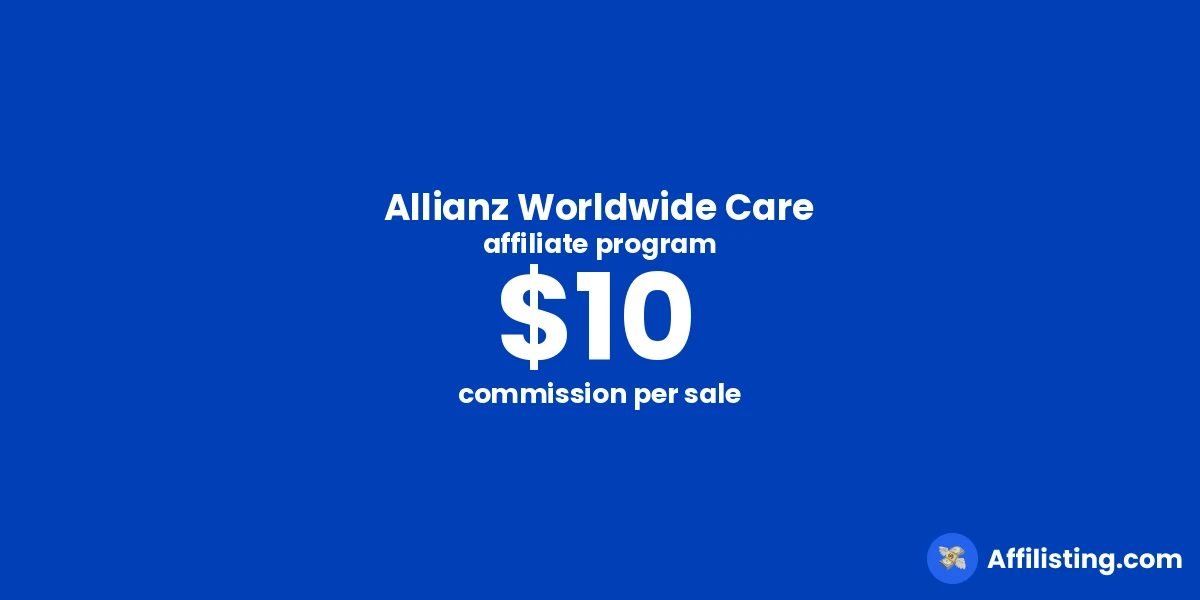 Allianz Worldwide Care affiliate program