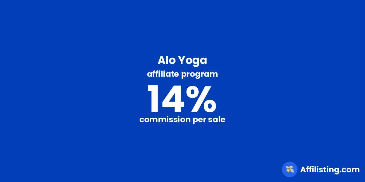 Alo Yoga affiliate program