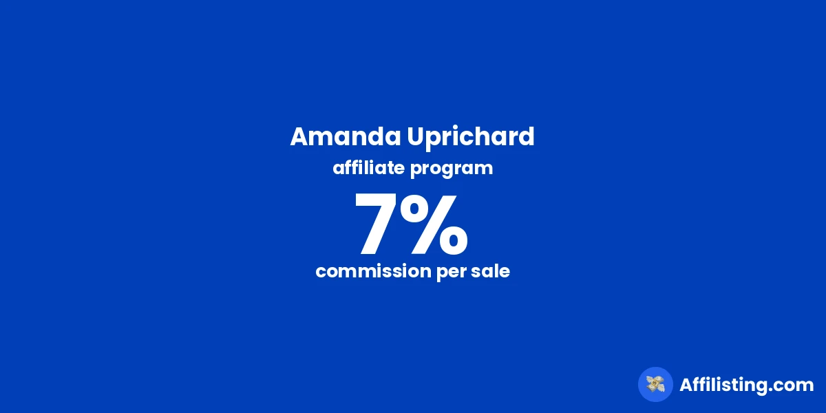 Amanda Uprichard affiliate program