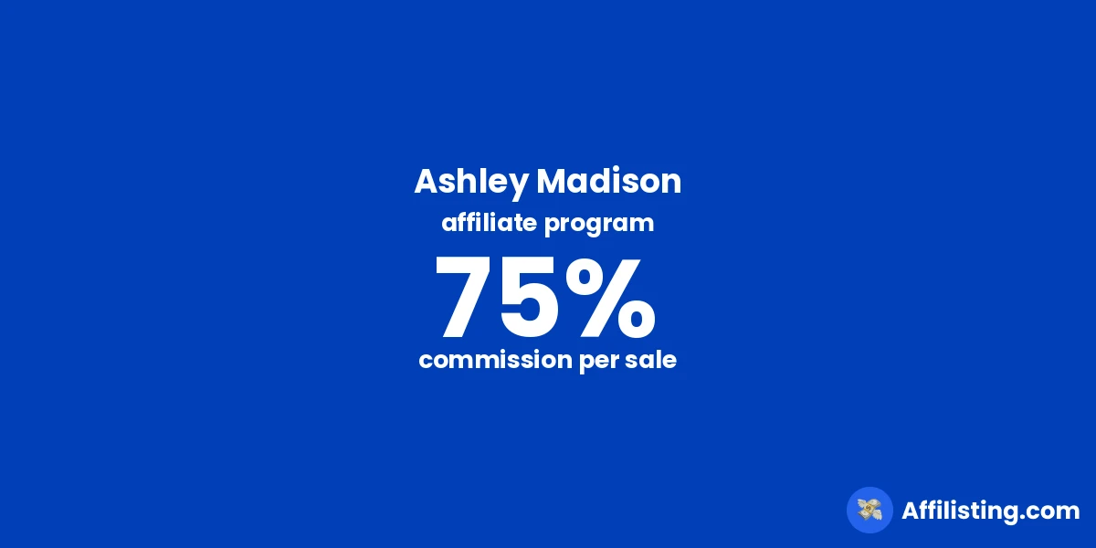 Ashley Madison affiliate program