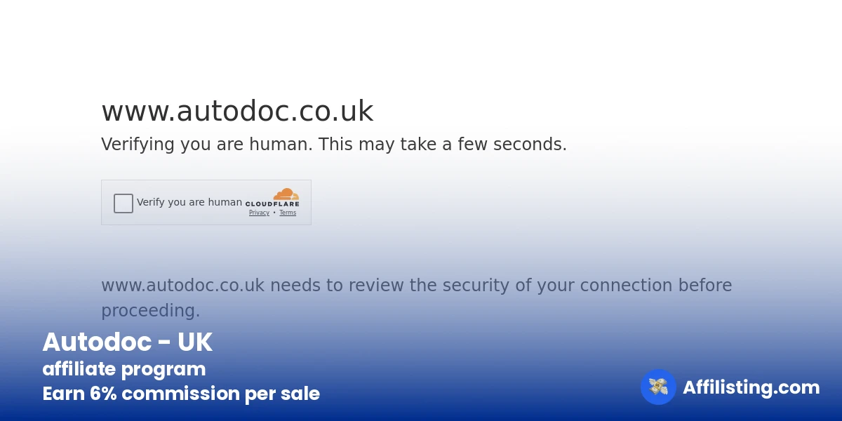 Autodoc - UK affiliate program