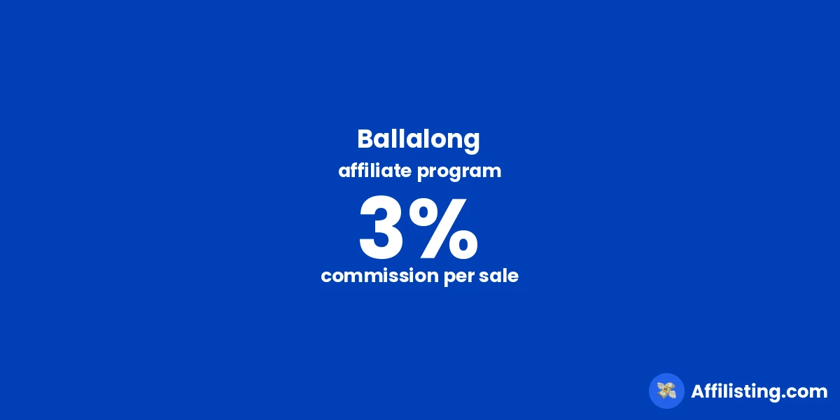 Ballalong affiliate program