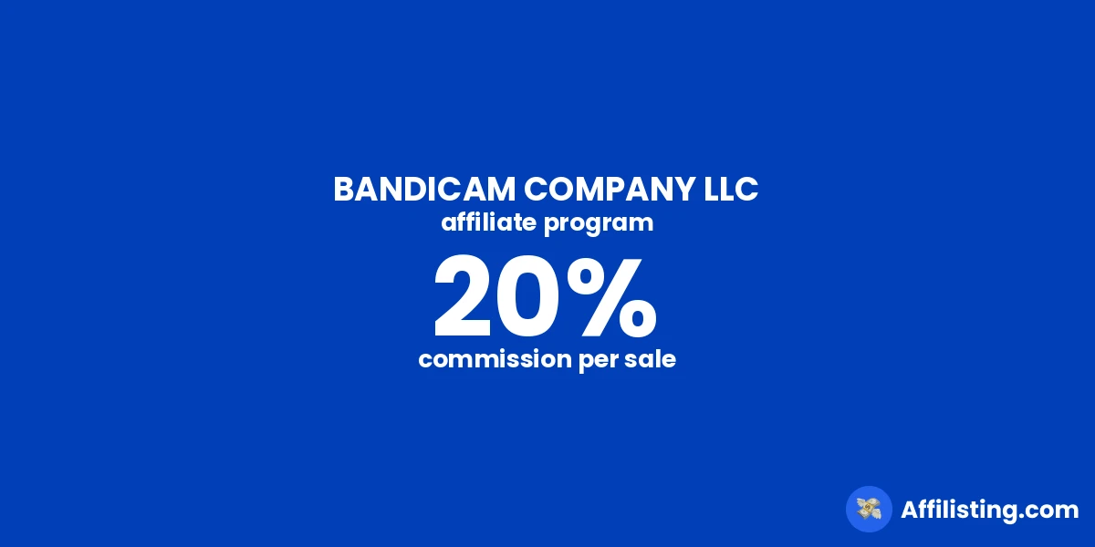 BANDICAM COMPANY LLC affiliate program