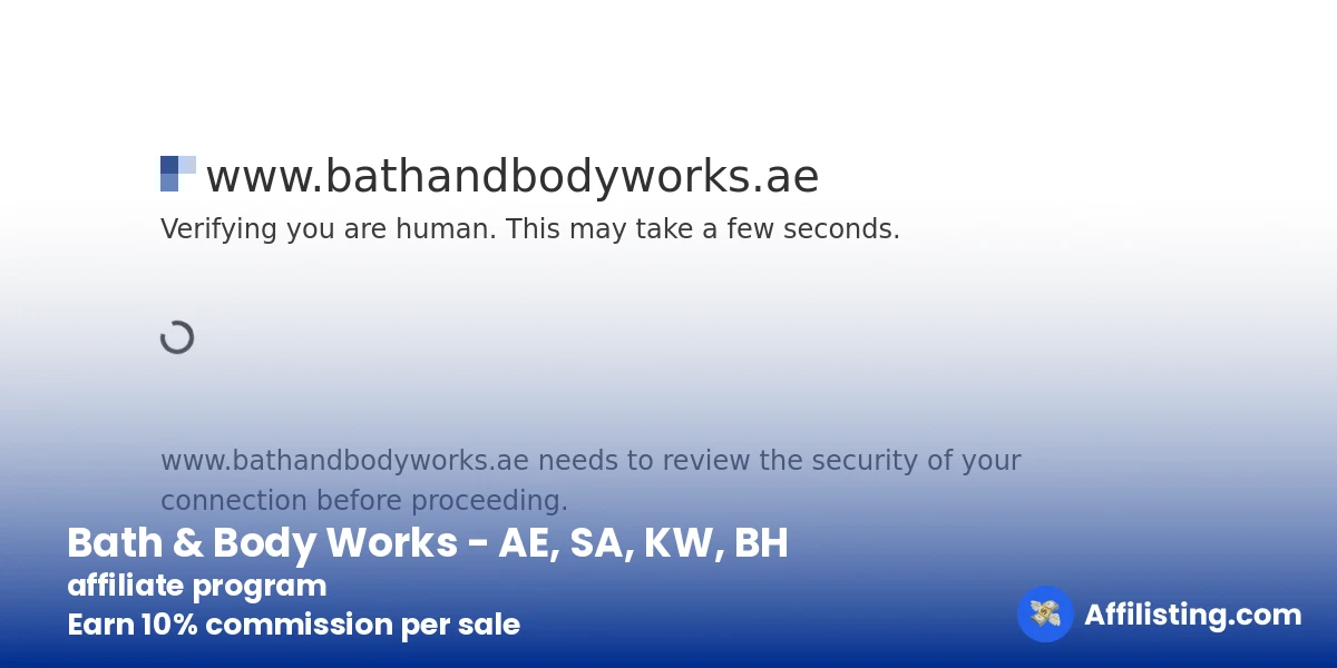 Bath & Body Works - AE, SA, KW, BH affiliate program