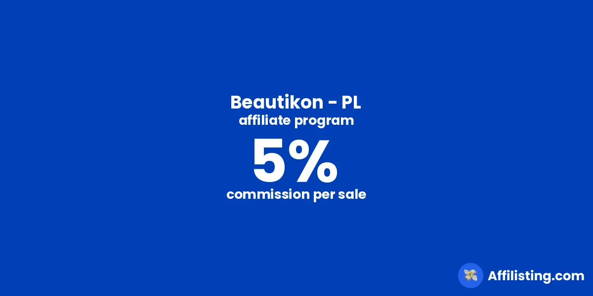 Beautikon - PL affiliate program