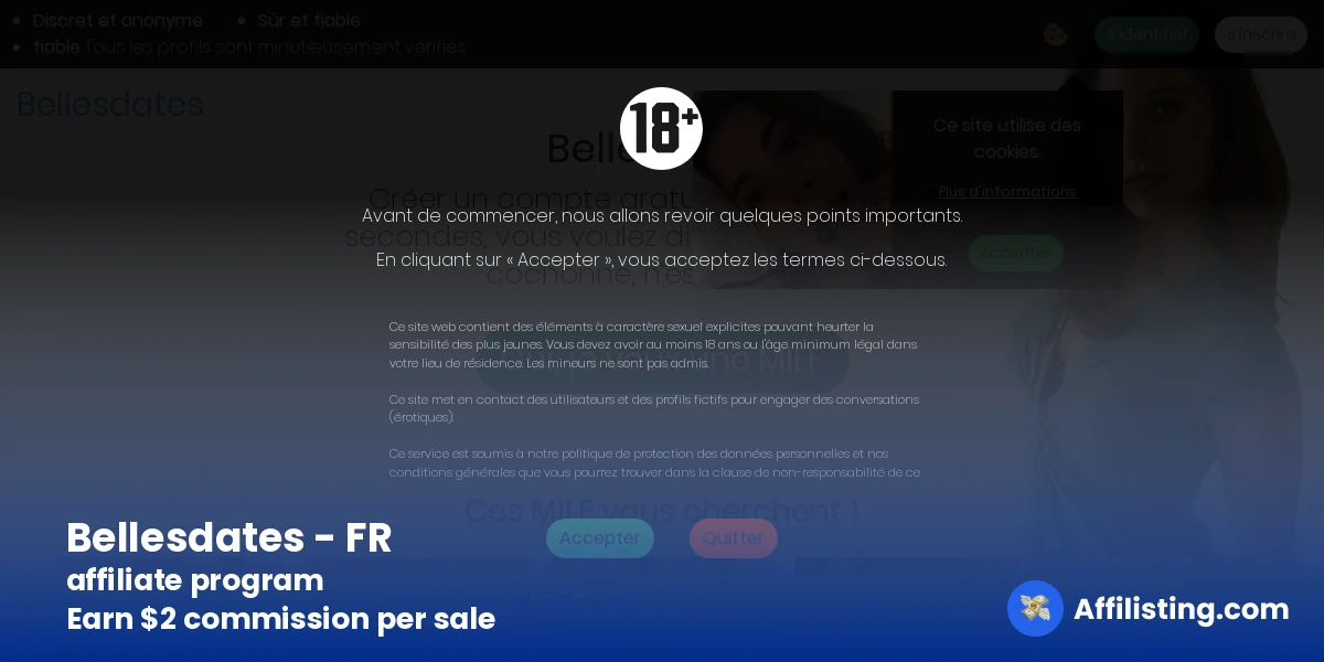 Bellesdates - FR affiliate program