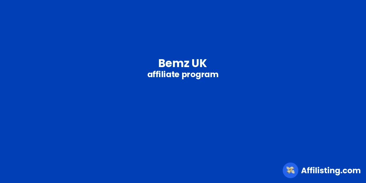 Bemz UK affiliate program