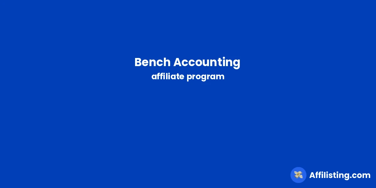 Bench Accounting affiliate program