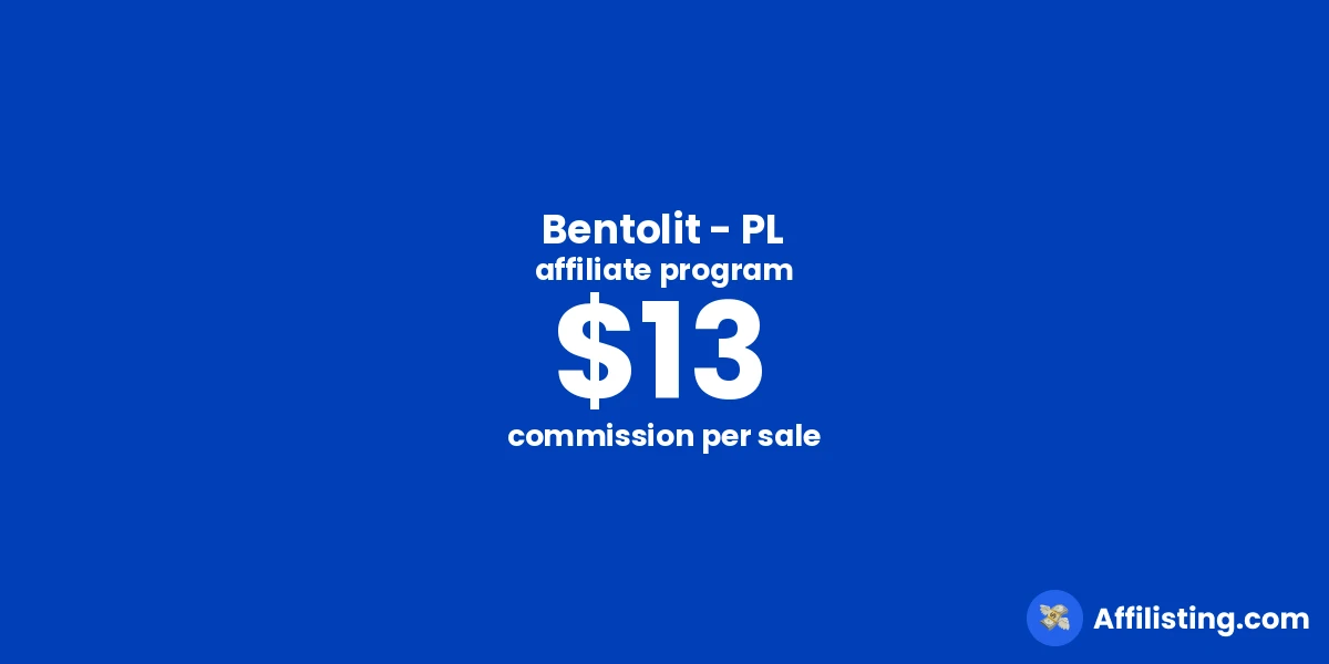 Bentolit - PL affiliate program