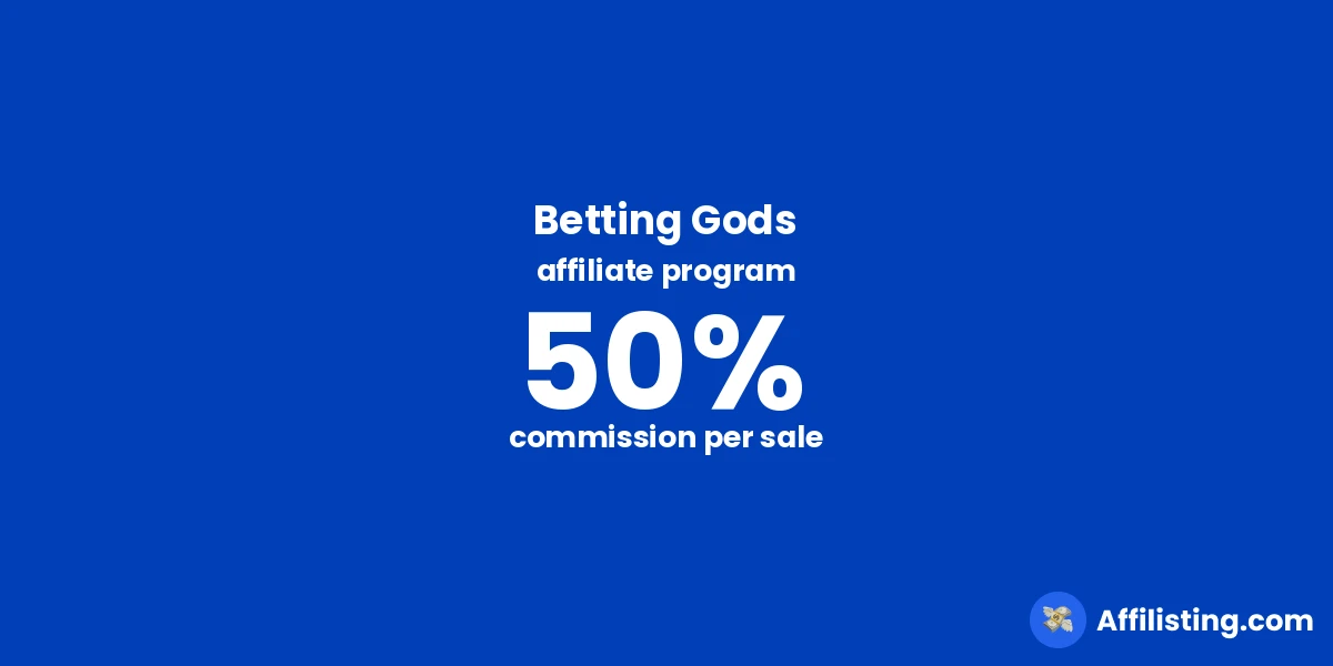 Betting Gods affiliate program