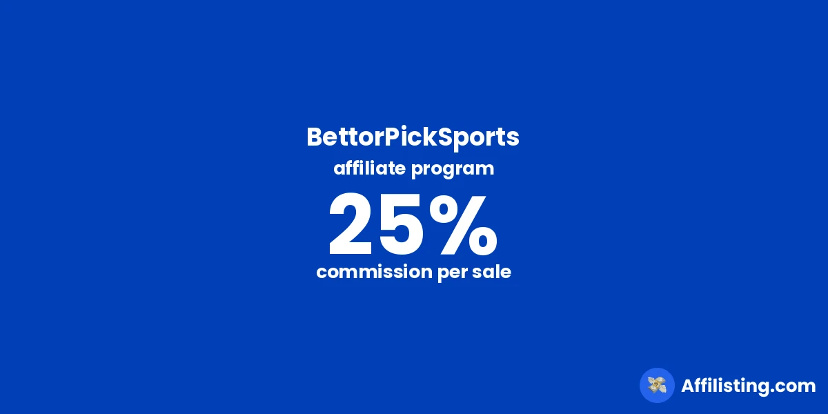 BettorPickSports affiliate program