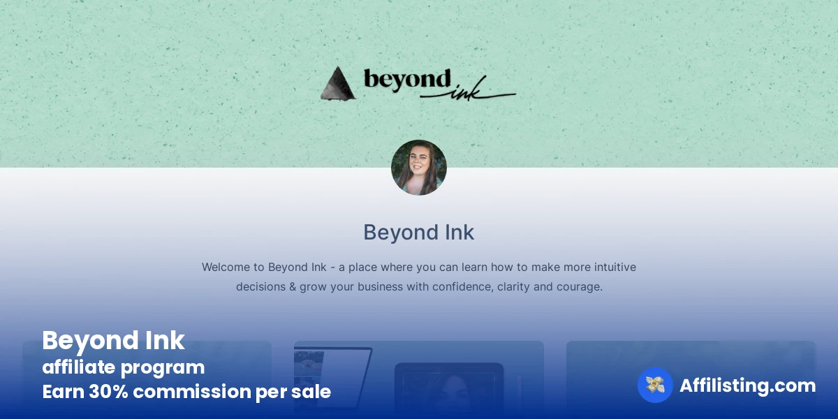 Beyond Ink affiliate program