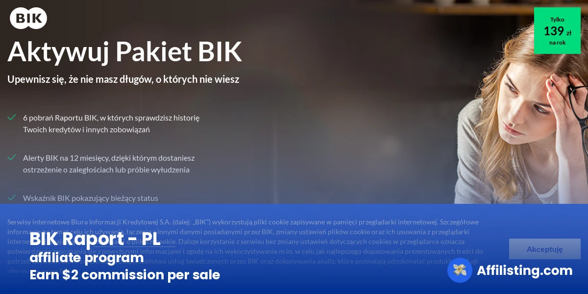 BIK Raport - PL affiliate program