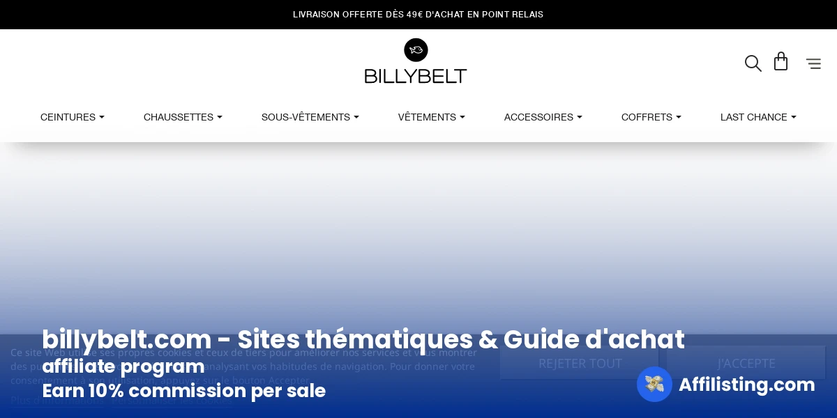 billybelt.com - Sites thématiques & Guide d'achat affiliate program