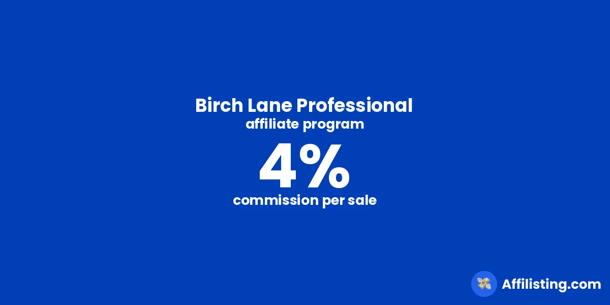 Birch Lane Professional affiliate program