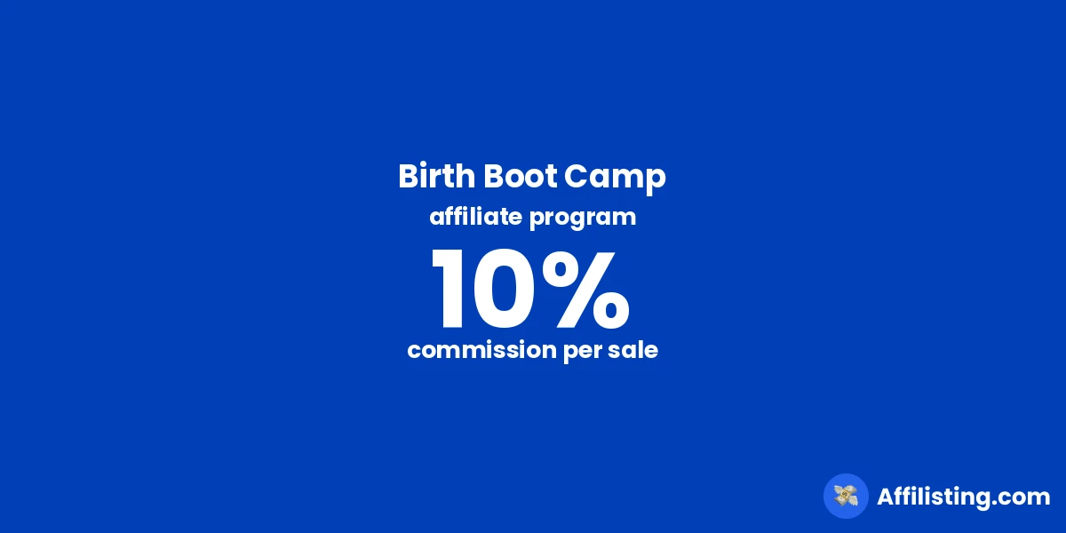 Birth Boot Camp affiliate program