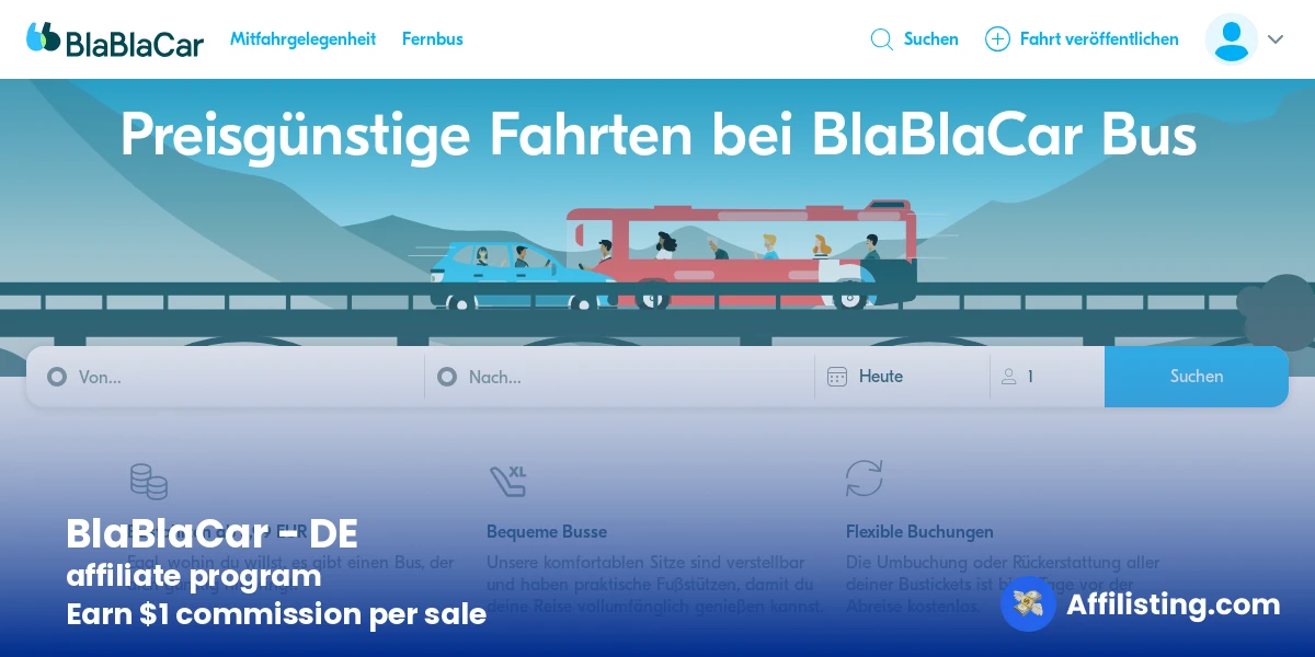 BlaBlaCar - DE affiliate program