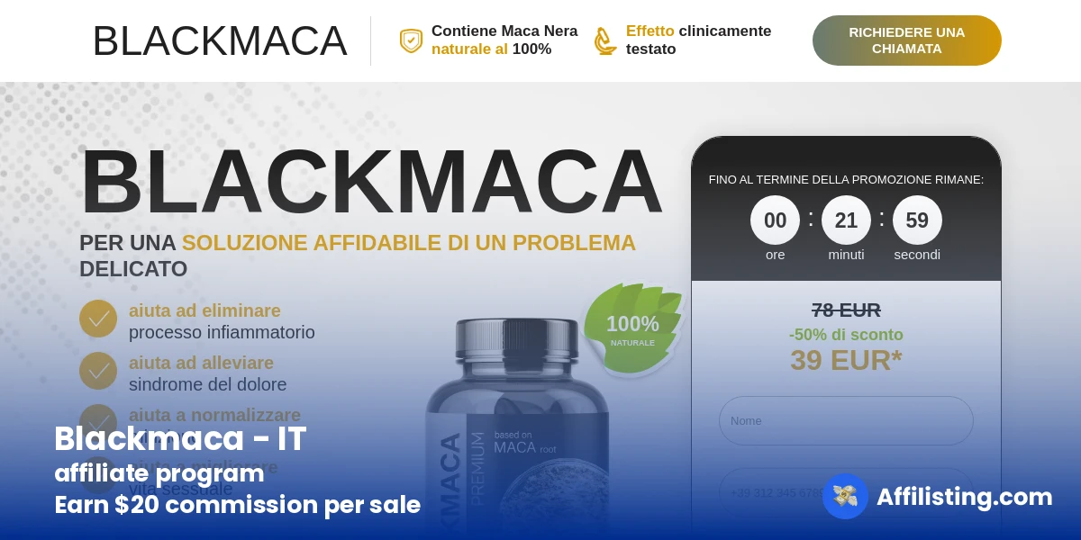 Blackmaca - IT affiliate program