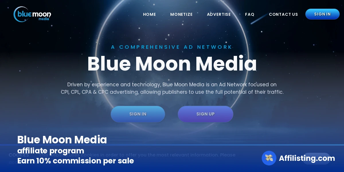 Blue Moon Media affiliate program