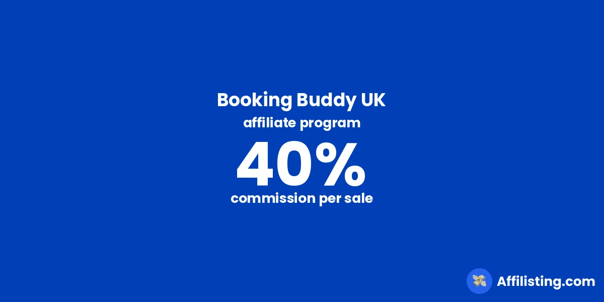 Booking Buddy UK affiliate program