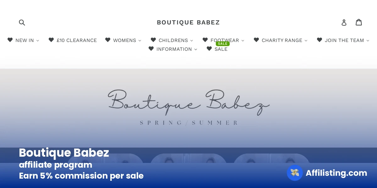 Boutique Babez affiliate program