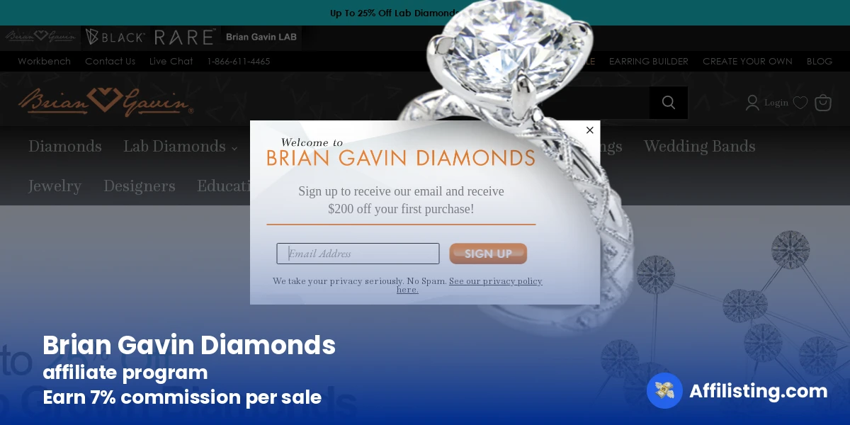 Brian Gavin Diamonds affiliate program