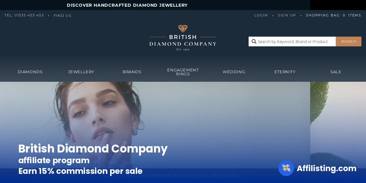 British Diamond Company affiliate program