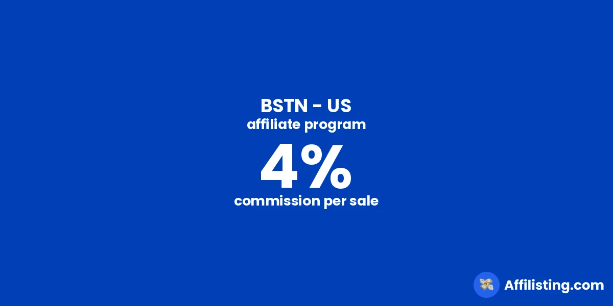 BSTN - US affiliate program