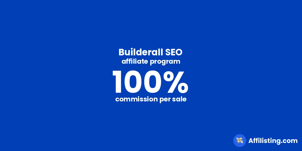 Builderall SEO affiliate program