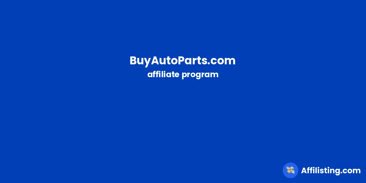BuyAutoParts.com affiliate program
