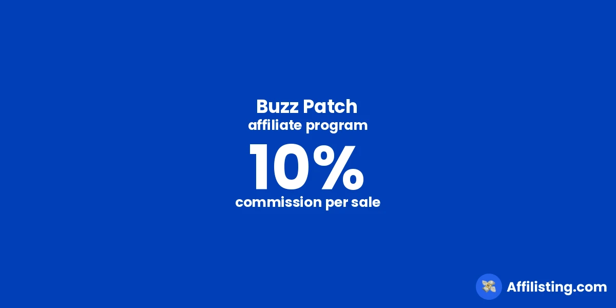 Buzz Patch affiliate program