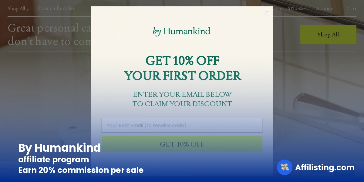 By Humankind affiliate program