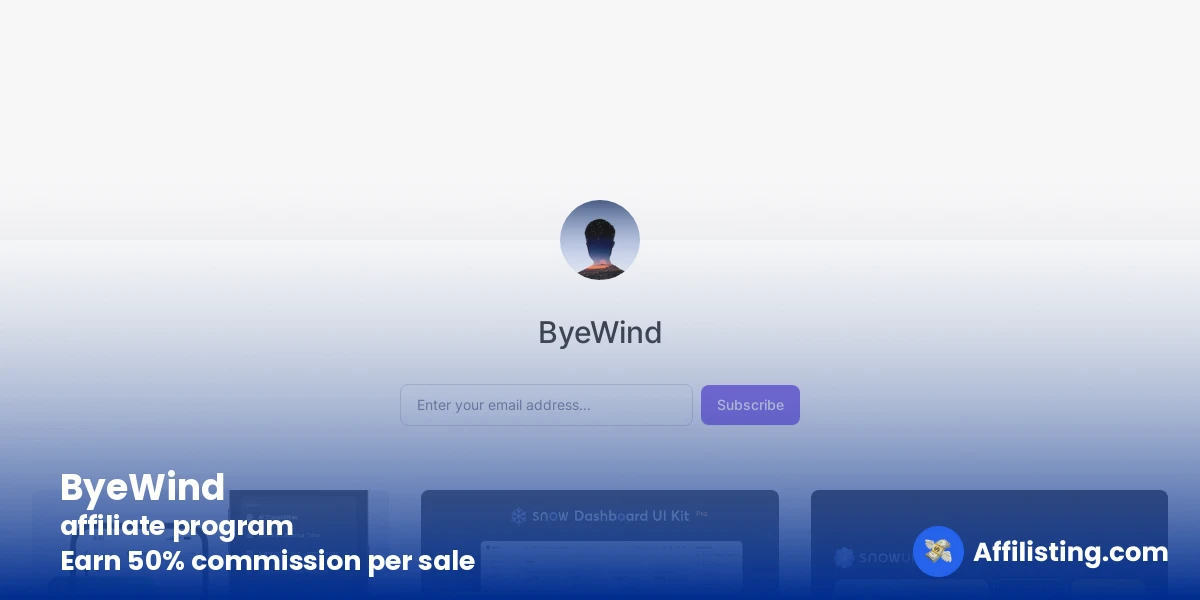 ByeWind affiliate program