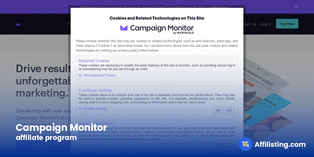 Campaign Monitor affiliate program