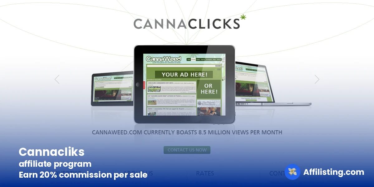 Cannacliks affiliate program