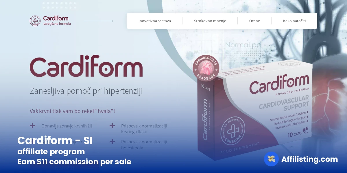Cardiform - SI affiliate program