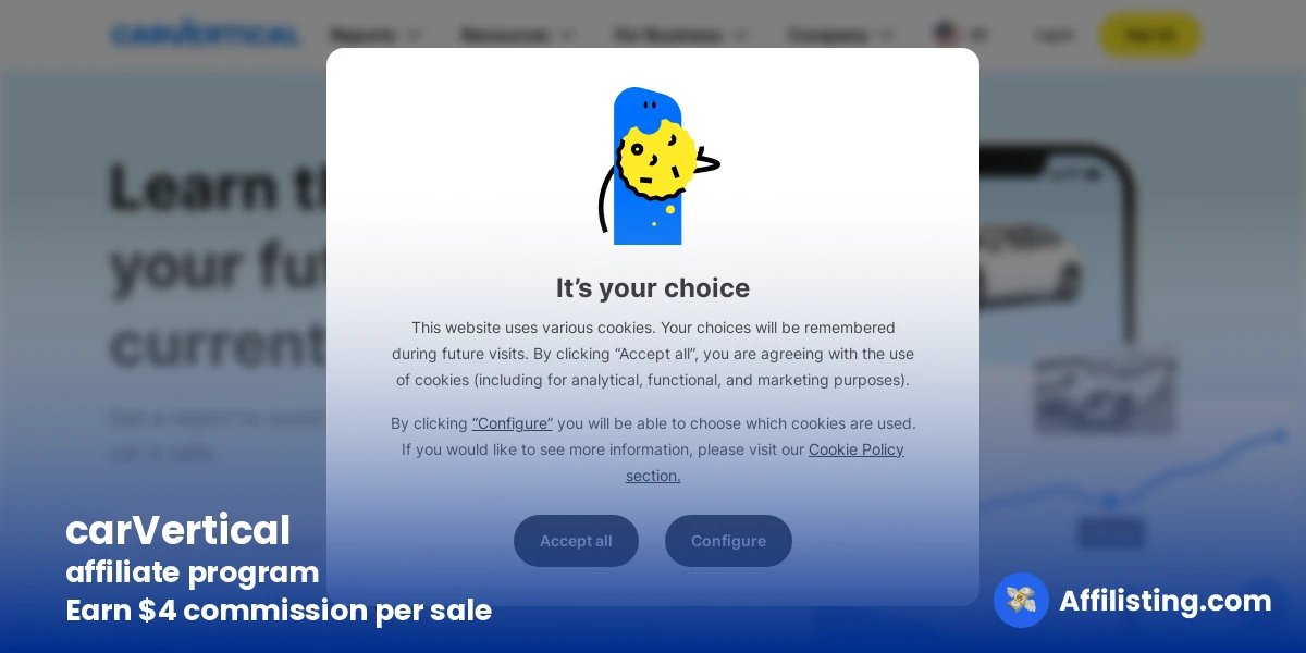 carVertical affiliate program