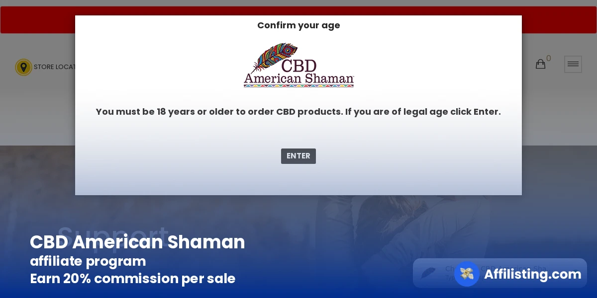 CBD American Shaman affiliate program