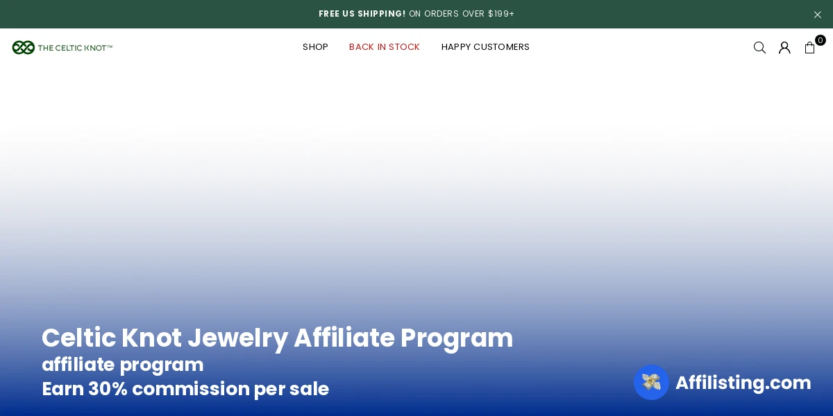 Celtic Knot Jewelry Affiliate Program affiliate program