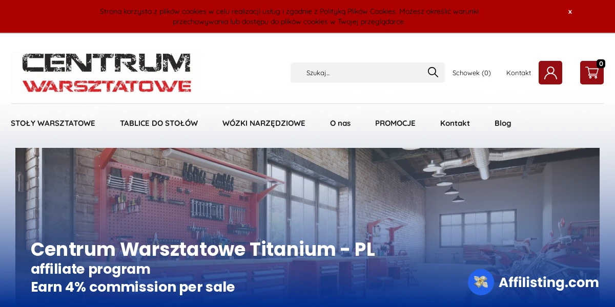Centrum Warsztatowe Titanium - PL affiliate program