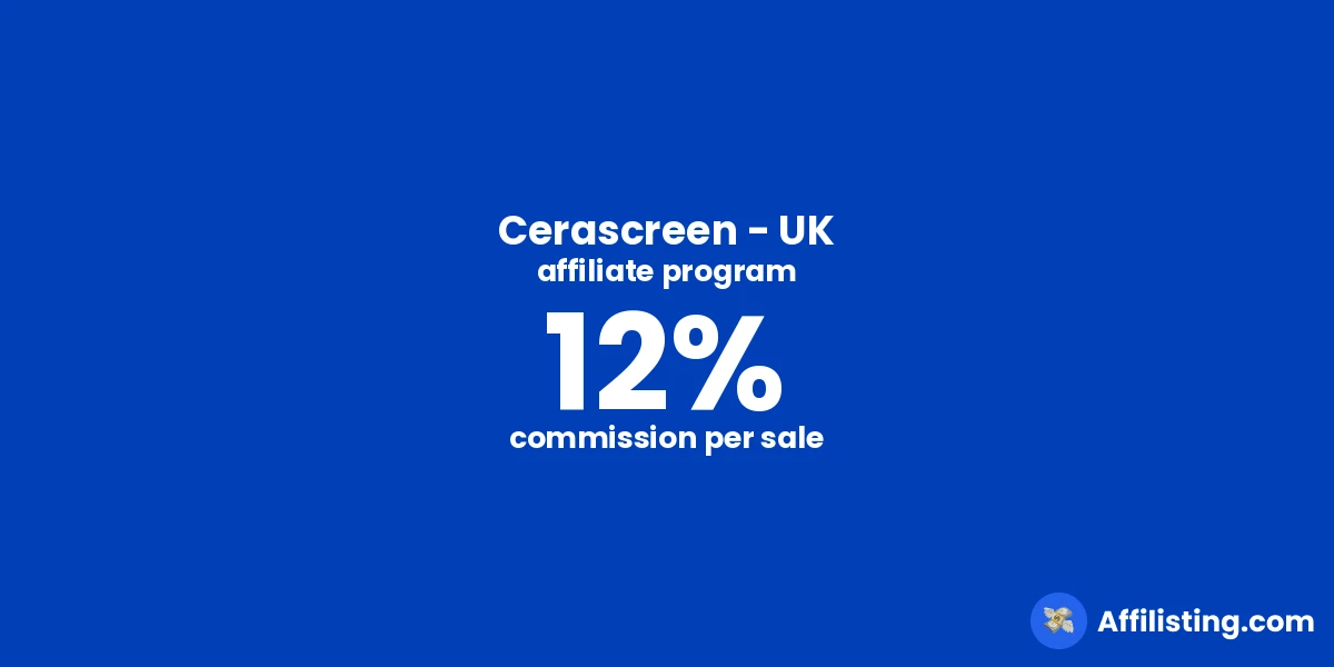 Cerascreen - UK affiliate program