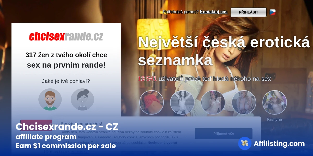 Chcisexrande.cz - CZ affiliate program